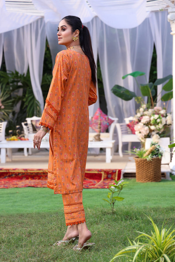 IDENTIC SEPERATES UN-STITCHED LAWN 2PC BY REGALIA - 19