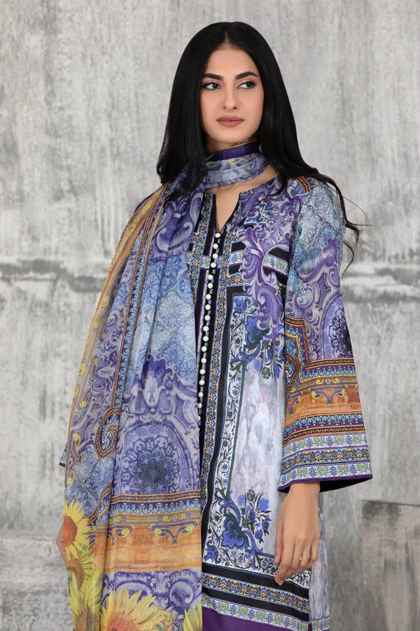 REGALIA LAWN UN-STITCHED 3PC BY GUL AHMED- RGF-32013
