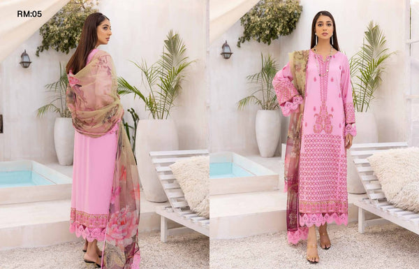 CHARIZMA REEM PREMIUM EMBROIDERED LAWN RM-05