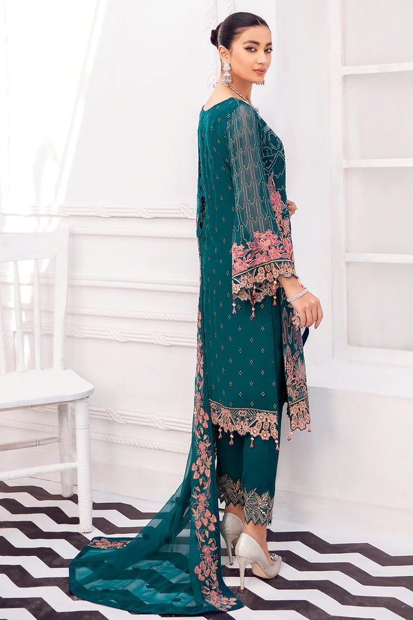 RANGOON BY RAMSHA UNSTITCHED - D- 808