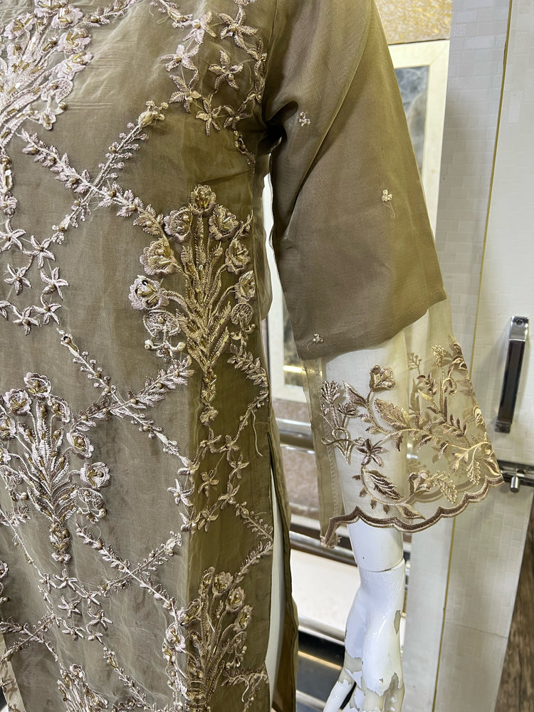 AGHA NOOR REPLICA STITCHED- 11 BROWN