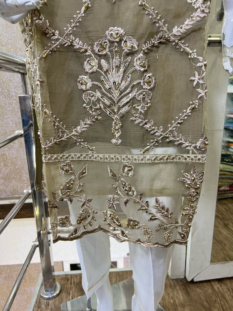 AGHA NOOR REPLICA STITCHED- 11 BROWN