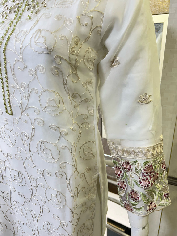 AGHA NOOR REPLICA STITCHED- 04 WHITE