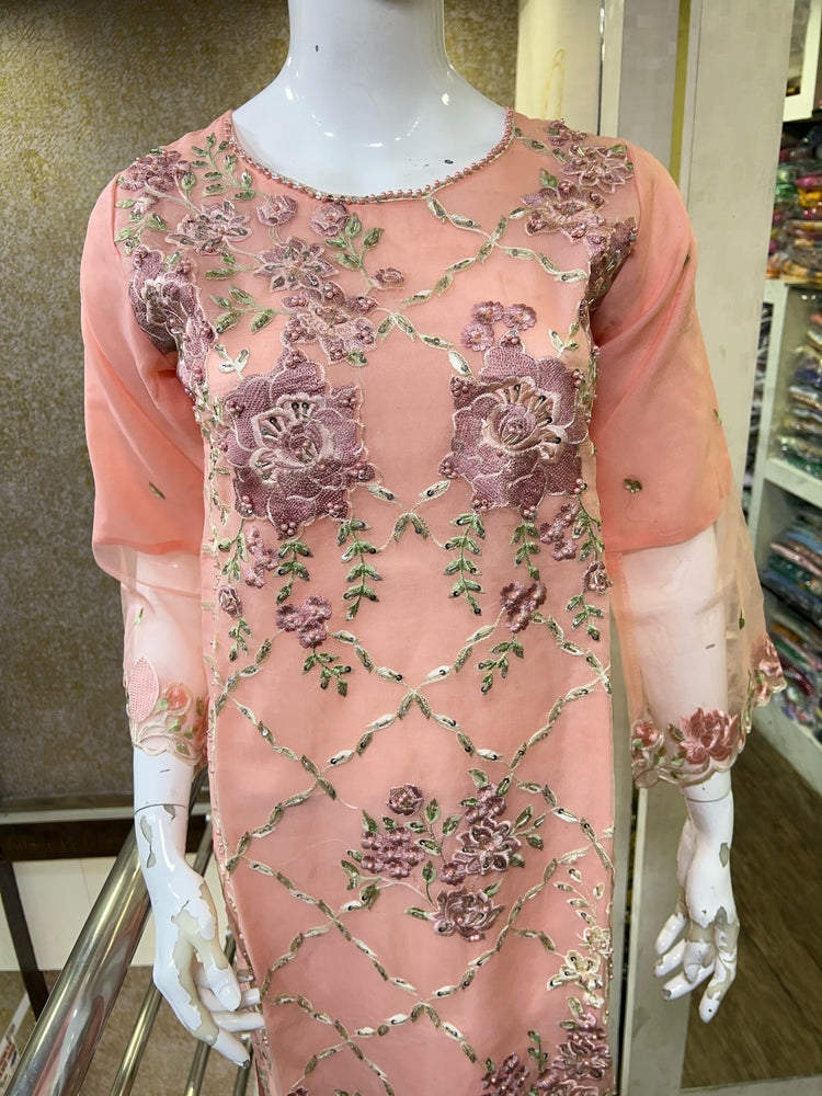 AGHA NOOR REPLICA STITCHED- 01 BABY PINK