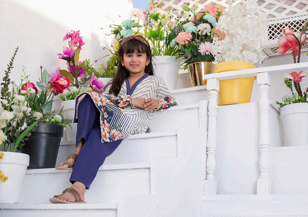 NANNI PARI KIDS WEAR LAWN STITCHED 2022 BY REGALIA - 07