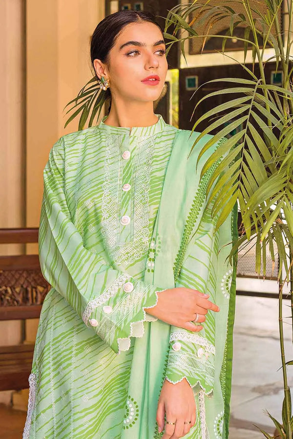 GUL AHMED 3PC Embroidered Lawn Unstitched Suit CL-1336