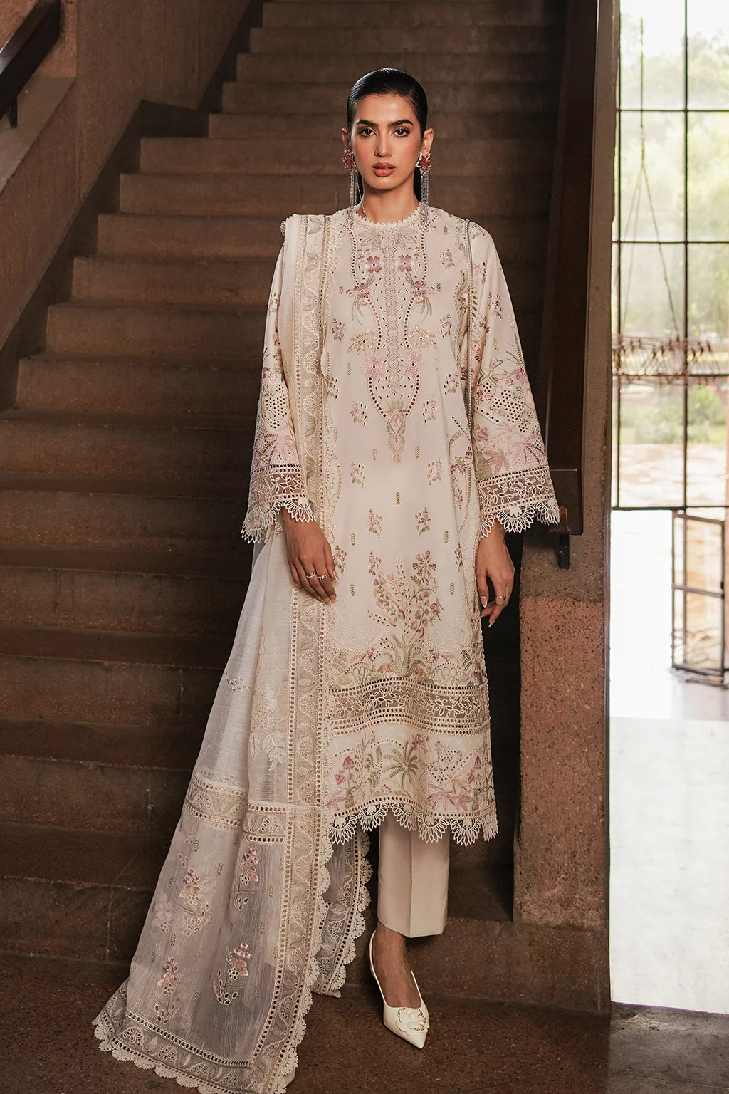 AFROZEH CHIKANKARI FESTIVE LAWN'24