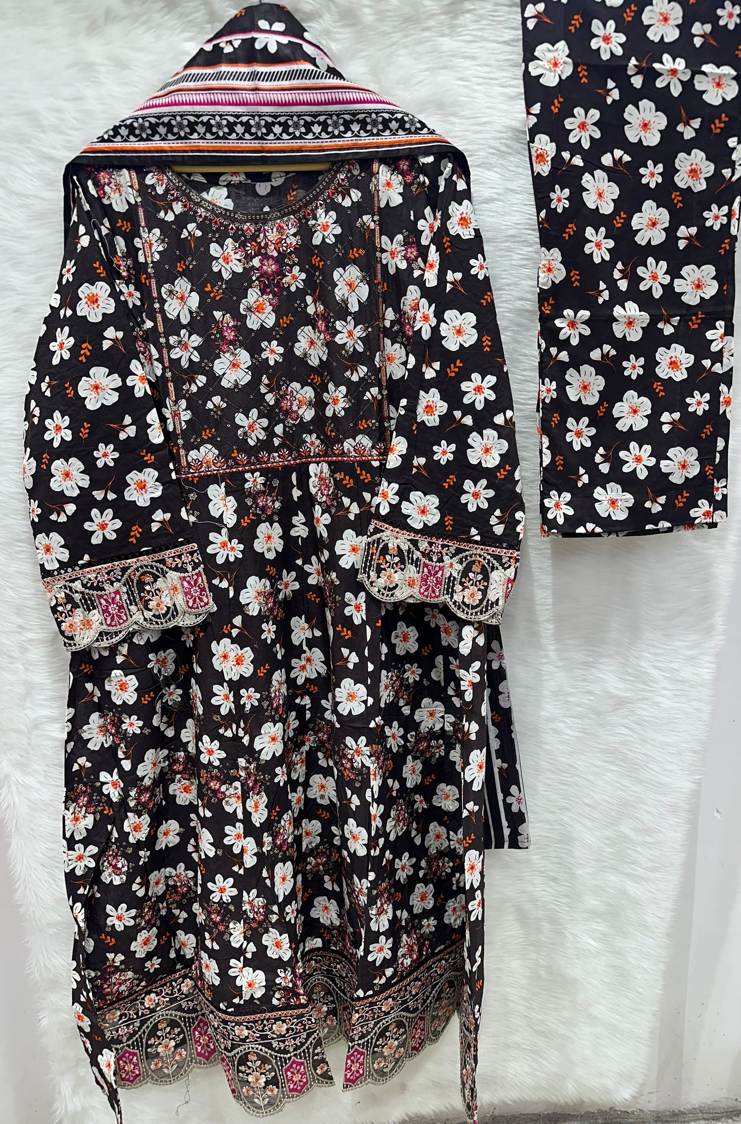 BIN SAEED CUTWORK FROCKS 2025