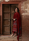 Aangan-Print Chiffon'26 By Kahf - KPS-1A SURKH NOOR
