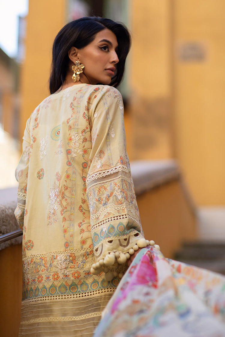 ZOHA BY ANSAB JAHANGIR UN-STITCHE 3PC | Mangosteen