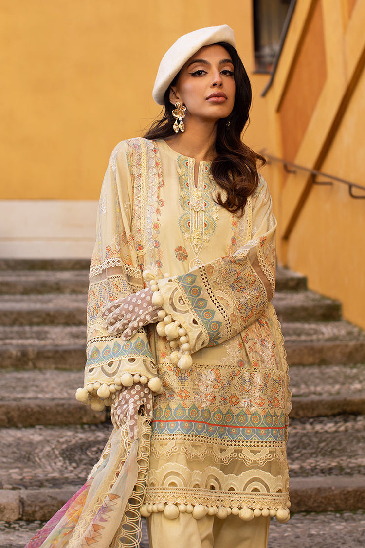 ZOHA BY ANSAB JAHANGIR UN-STITCHE 3PC | Mangosteen