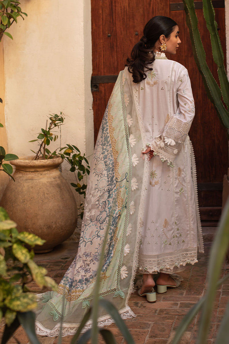 ZOHA BY ANSAB JAHANGIR UN-STITCHE 3PC | Baby’s Breath