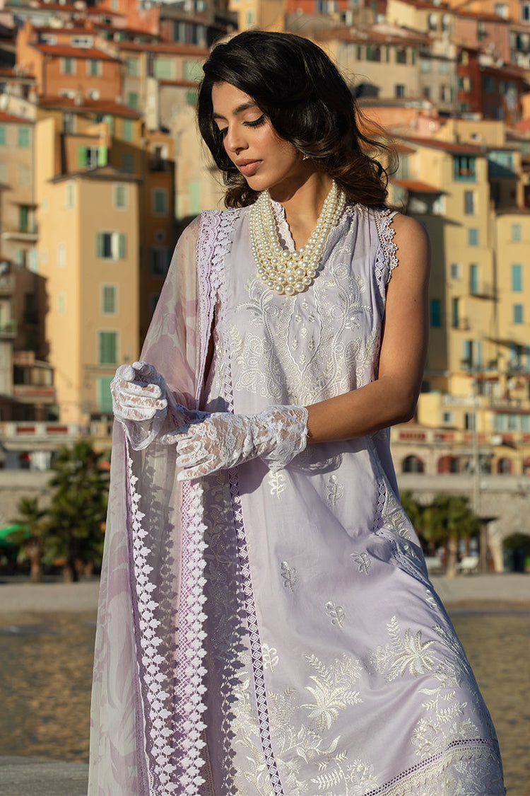 ZOHA BY ANSAB JAHANGIR UN-STITCHE 3PC | French Lavender