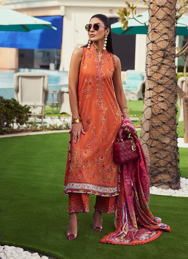FARAH TALIB AZIZ LUXUR EID LAWN | FTA-01