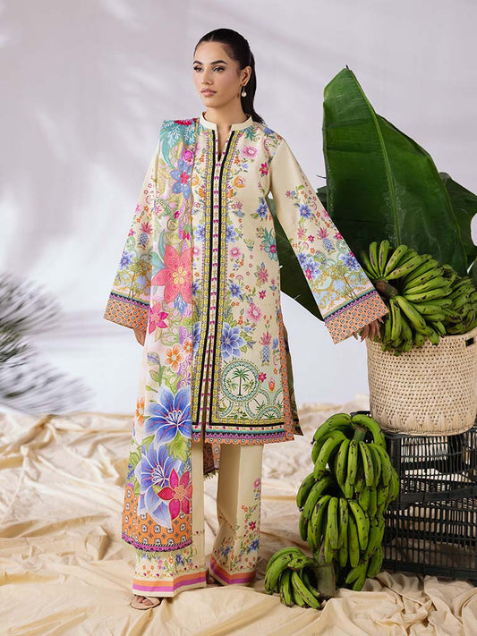 AMAL BY RABARI UN-STITCHED 3PC | D-01