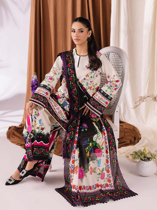 AMAL BY RABARI UN-STITCHED 3PC | D-10