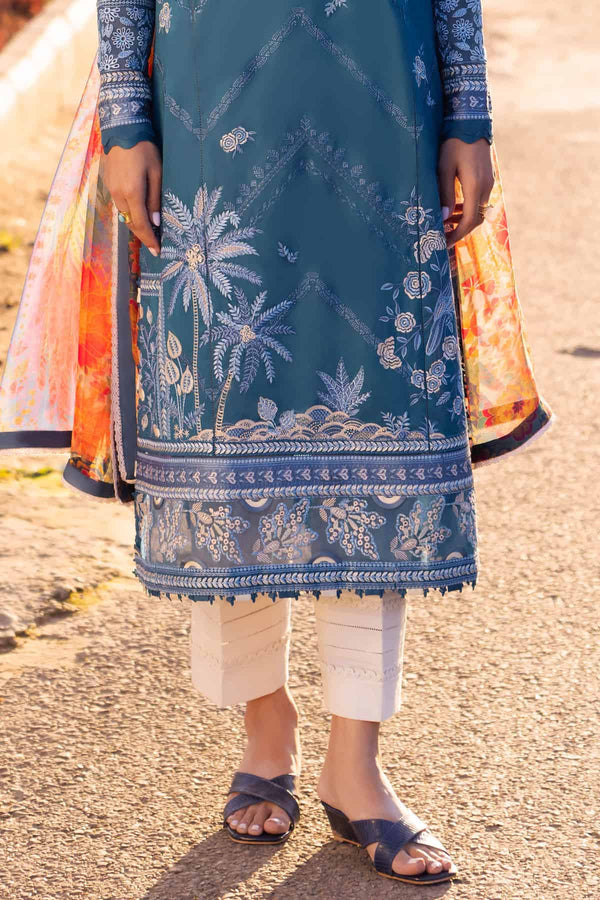 ZAHA LUXURY LAWN |UNSTITCHED 3PC| ZL24-5 B