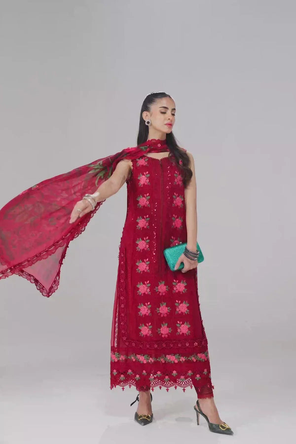 MARIA B EID LUXURY LAWN UN-STITCHED 3PC | D-05