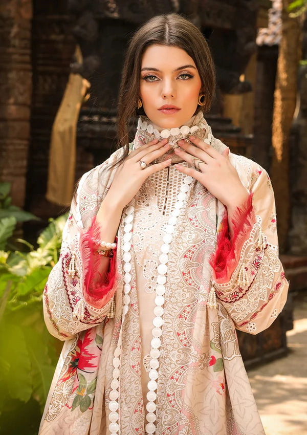 TABEER LUXURY UN-STICHED 3PC|TL#04 - Leia