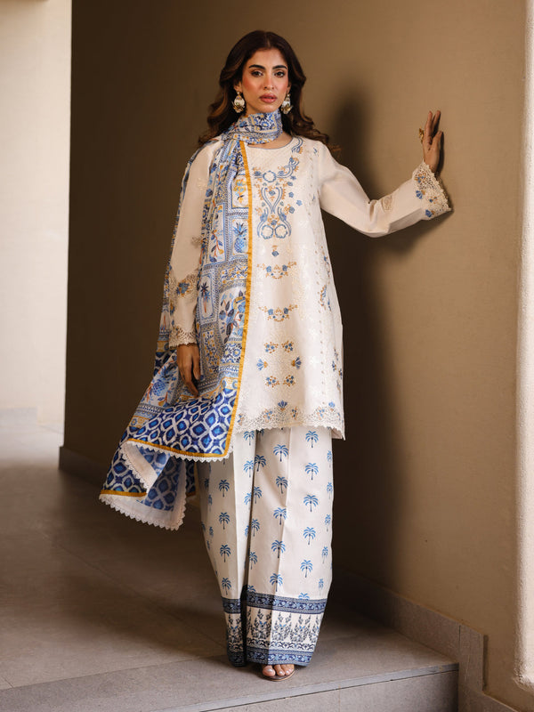 MARINE BY FAIZA FAISAL | LUXURY LAWN | MIRHA