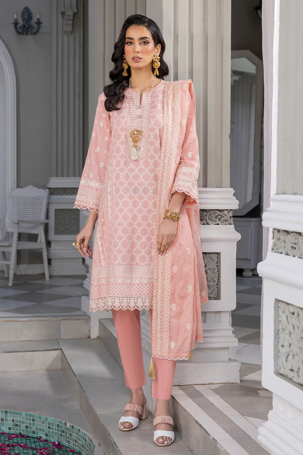 LSM LAKHANY EXCLUSIVE UN-STICHED 3 PC| LG-AM-0060