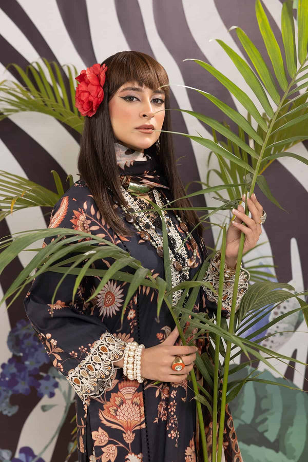 NAZIA NOOR BY ADAN LIBAS UN-STITCHED 3PC| D-08