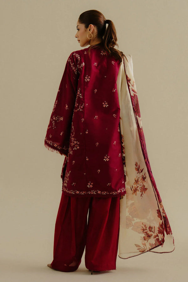 COCO BY ZARA SHAHJAHAN UN-STITCHED 3PC | Yana-4B