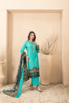 FARIDEH BY TAWAKKAL |UNSTITCHED LAWN 3PC| D-2594