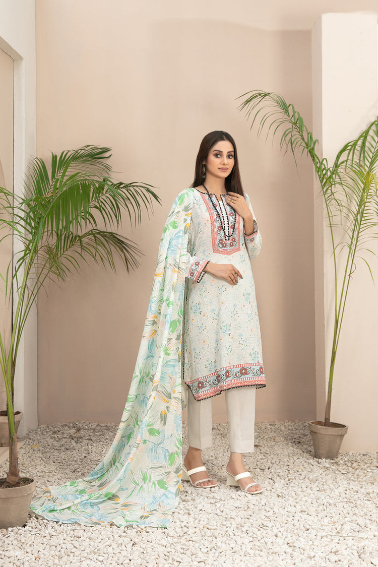 TIYANI BY TAWAKKAL UNSTITCHED LAWN DU-3593