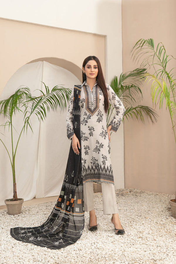 TIYANI BY TAWAKKAL UNSTITCHED LAWN DU-3591