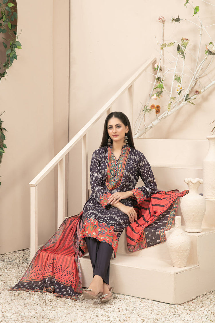 TIYANI BY TAWAKKAL UNSTITCHED LAWN DU-3603