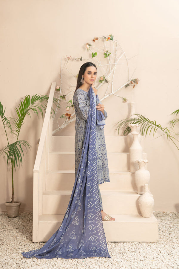TIYANI BY TAWAKKAL UNSTITCHED LAWN DU-3595