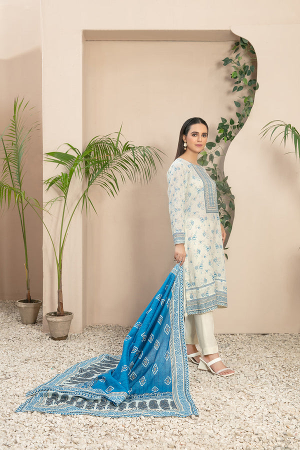 TIYANI BY TAWAKKAL UNSTITCHED LAWN DU-3602