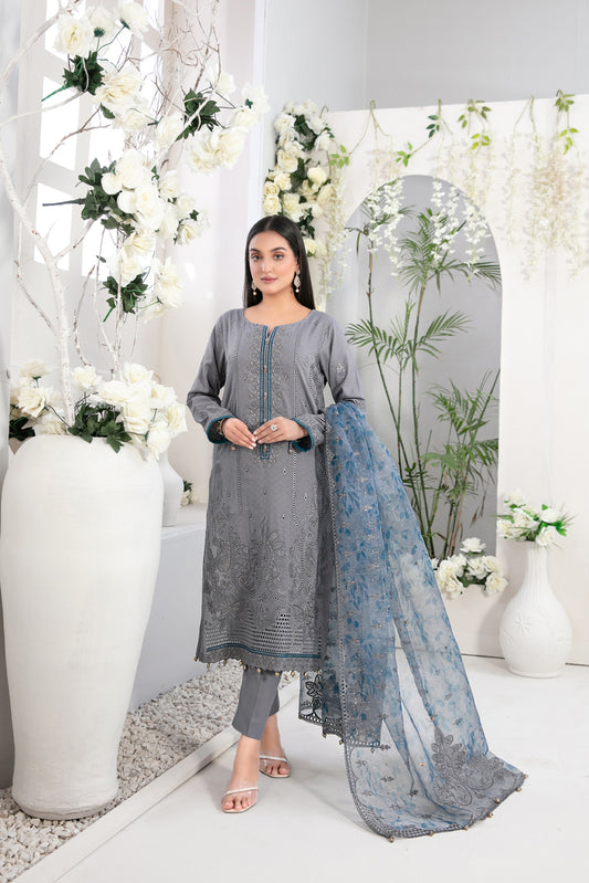 ADINA BY TAWAKKAL UNSTITCHED LAWN D-9186