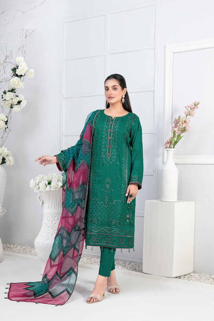 ADINA BY TAWAKKAL UNSTITCHED LAWN D-9184