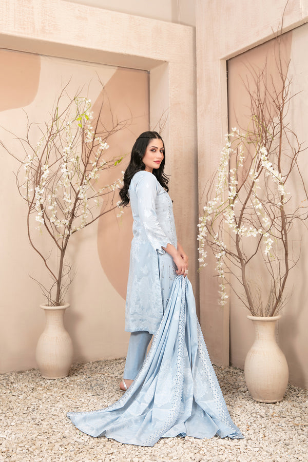 GULSHANARA BY TAWAKKAL |UNSTITCHED 3PC LAWN|D-2713