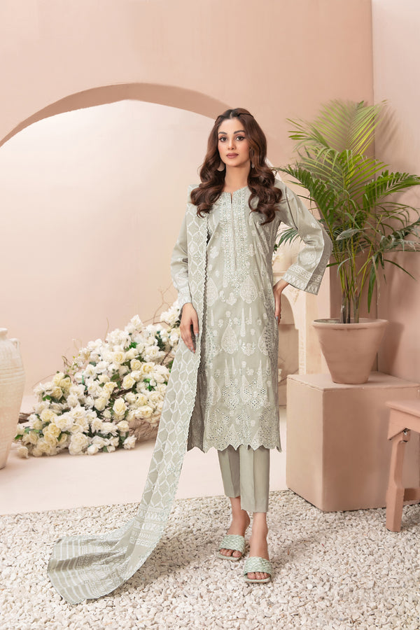 GULSHANARA BY TAWAKKAL |UNSTITCHED 3PC LAWN| D-2718