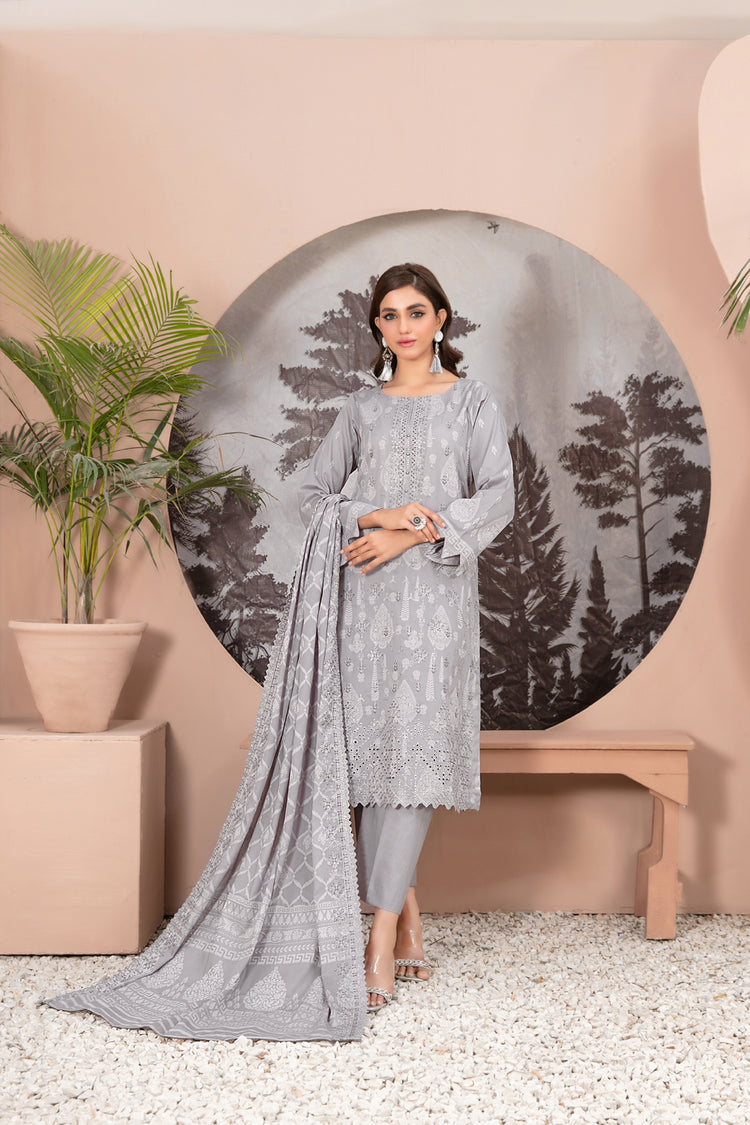 GULSHANARA BY TAWAKKAL |UNSTITCHED 3PC LAWN| D-2716