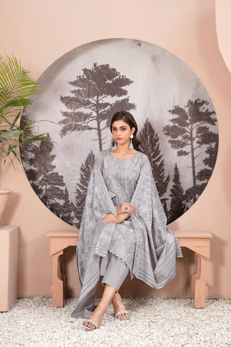 GULSHANARA BY TAWAKKAL |UNSTITCHED 3PC LAWN| D-2716