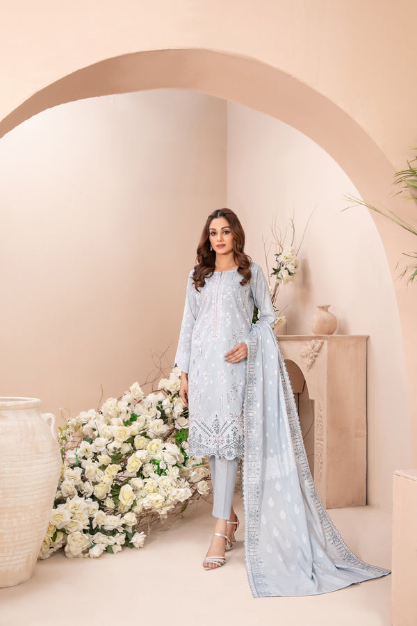 GULSHANARA BY TAWAKKAL |UNSTITCHED 3PC LAWN| D-2719