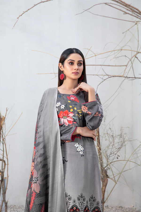 SERWA BY TAWAKKAL LINEN UN-STITCHED 3PC | D-1286