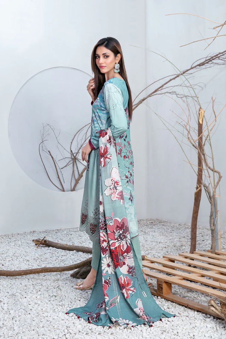 SERWA BY TAWAKKAL LINEN UN-STITCHED 3PC | D-1288