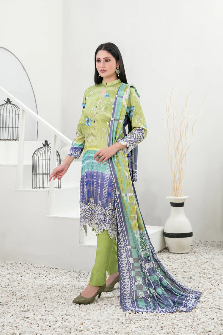 IMZA BY TAWAKKAL LINEN UN-STITCHED 3PC | D-1099