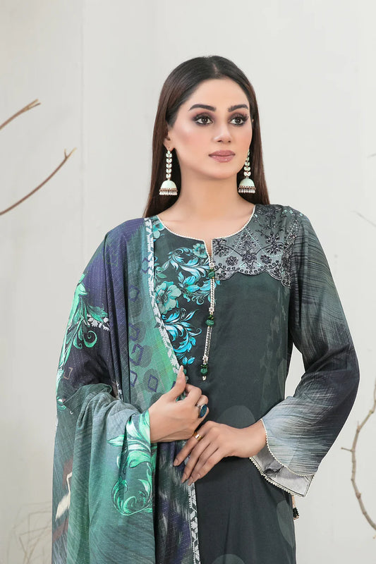 IMZA BY TAWAKKAL LINEN UN-STITCHED 3PC | D-1103