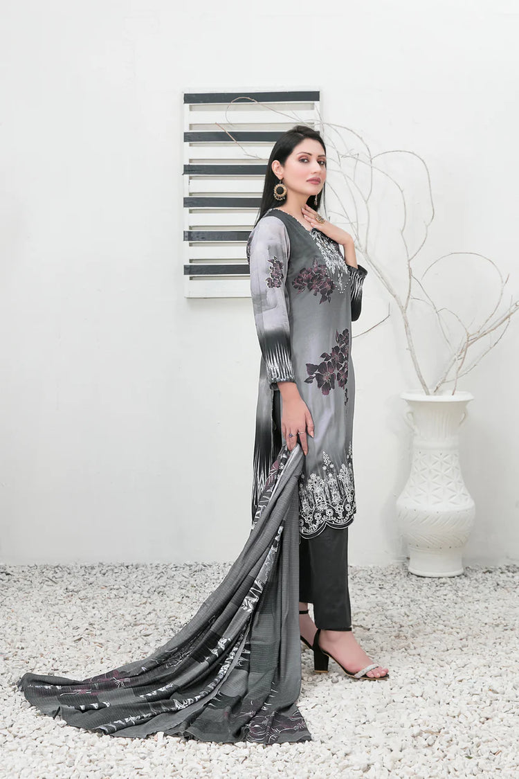 IMZA BY TAWAKKAL LINEN UN-STITCHED 3PC | D-1097