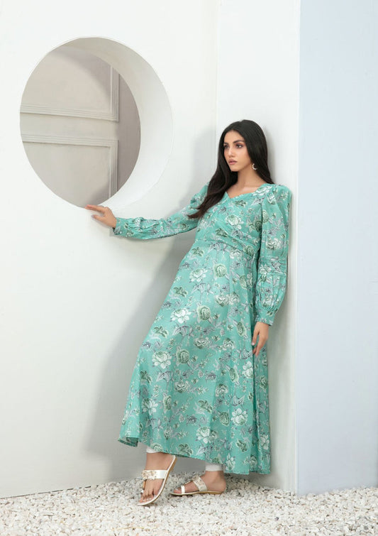 CEYDA LAWN STITCHED KURTI BY TAWAKKAL TC#1318