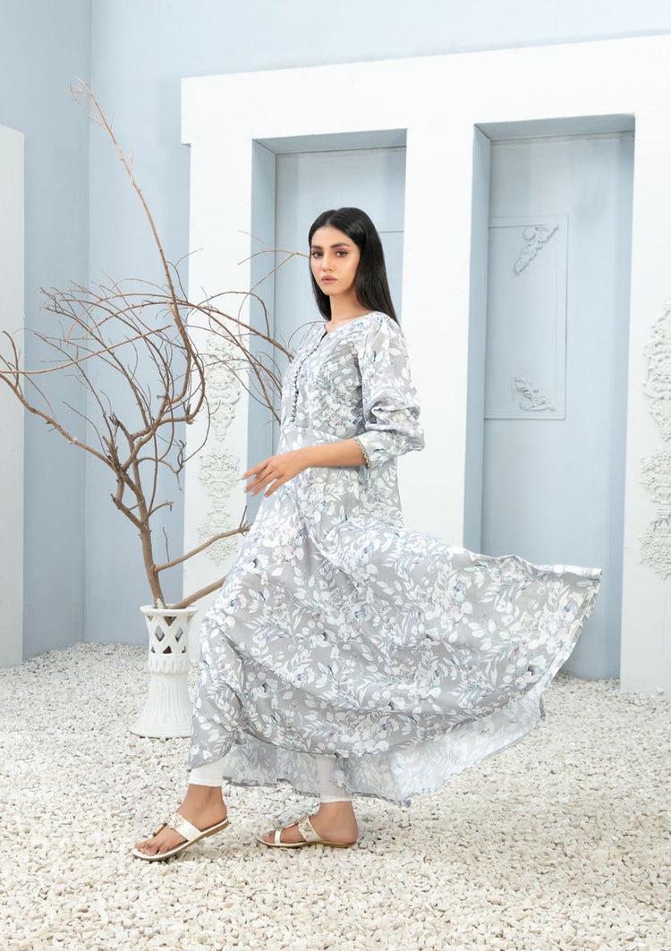 CEYDA LAWN STITCHED KURTI BY TAWAKKAL TC#1317