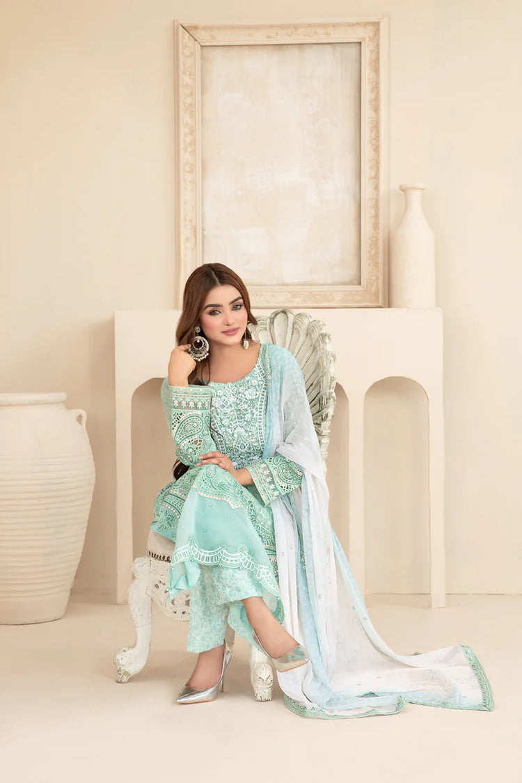 NOELANI BY TAWAKKAL SEMI-STITCHED 3PC | D-3941