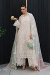 QALAMKAR CHIKANKARI UN-STITCHED 3PC| CM-04 ZIMAL