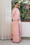 QALAMKAR CHIKANKARI UN-STITCHED 3PC| CM-06 NOURA